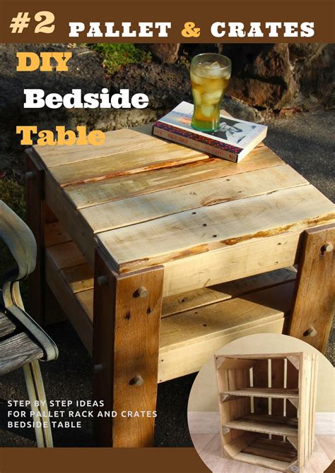 Make A Bedside Table From Pallets