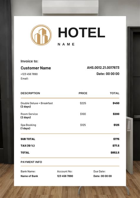 Make A Hotel Bill