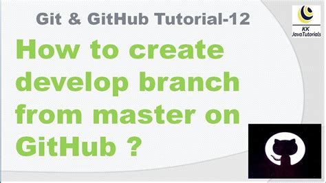 Make A New Branch From Master