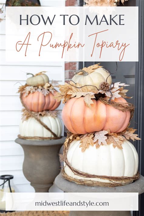 Make A Pumpkin Topiary