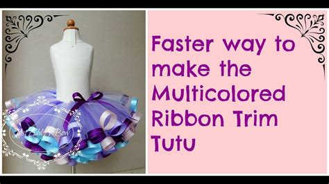 Make A Ribbon Trim Tutu