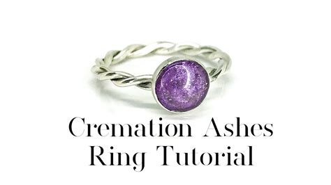 make a ring out of ashes