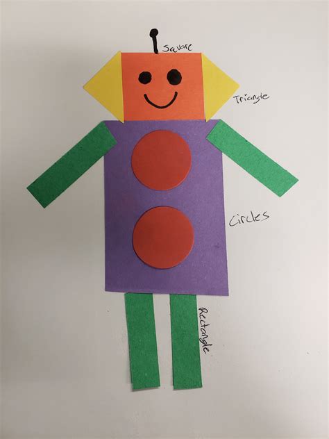 Make A Robot Using Shapes
