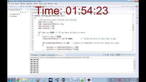 Make A Timer In Java