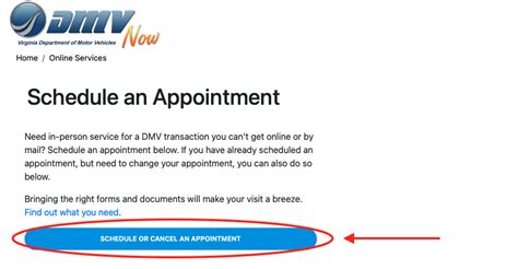 Make A Va Dmv Appointment