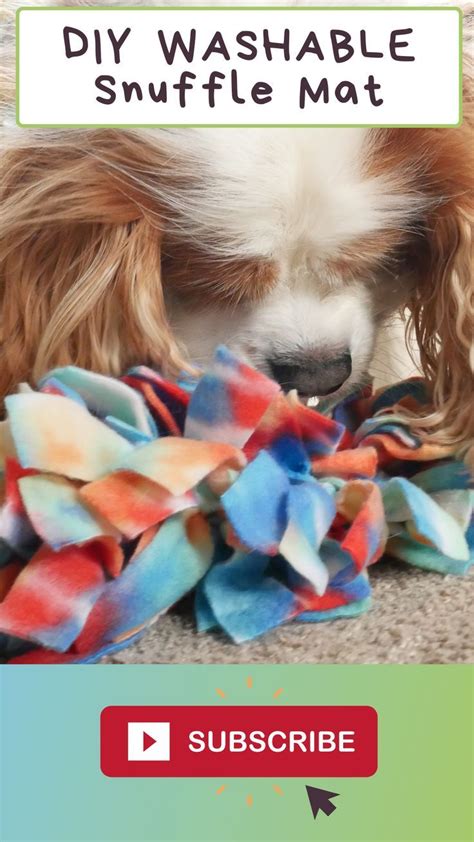 Make A Washable Snuffle Mat
