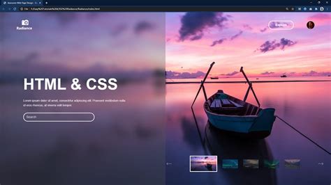 make a website with html css and javascript