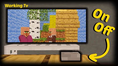 Make A Working Tv In Minecraft