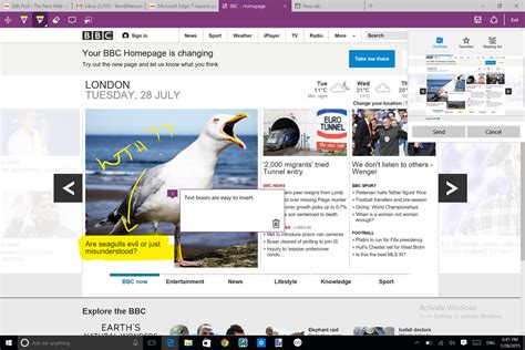 make bbc news homepage microsoft edge
