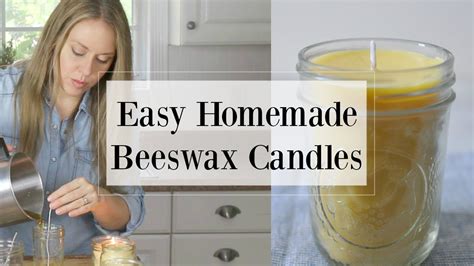 Make Beeswax Candles Easy