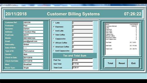 make billing software with c#