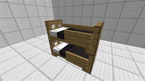 Make Bunk Beds In Minecraft
