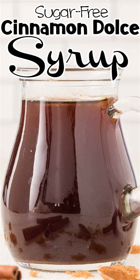 Make Cinnamon Dolce Syrup