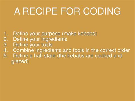 Make Define Variable In Recipe