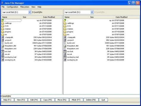 Make File Manager In Java