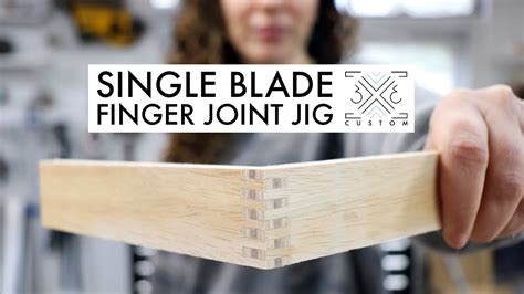 Make Finger Joints Using Table Saw