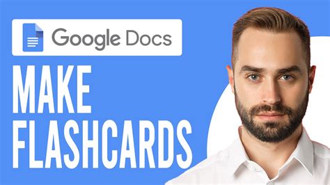 make flashcards from google docs