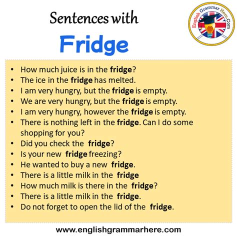 Make Fridge Sentence
