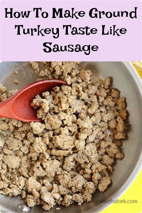 make ground turkey taste like italian sausage