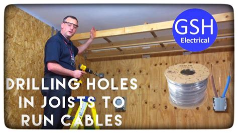 make holes for the wire