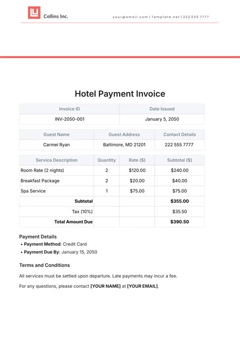 Make Hotel Payment
