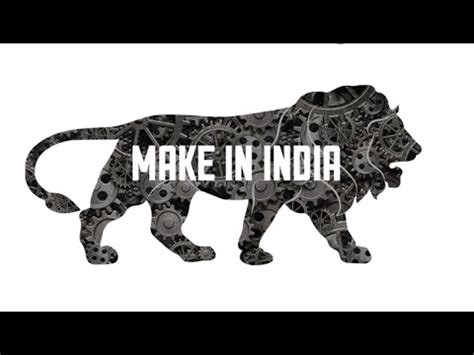 make in india lion drawing cutting