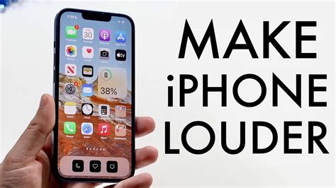 make iphone louder