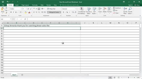 Make Lined Paper In Excel