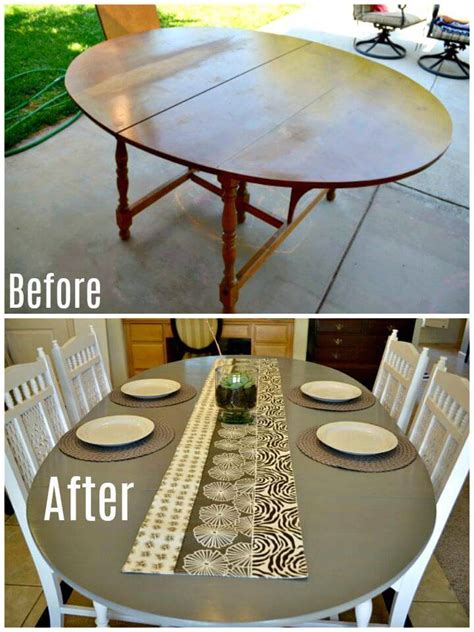Make Old Dining Table Look Modern