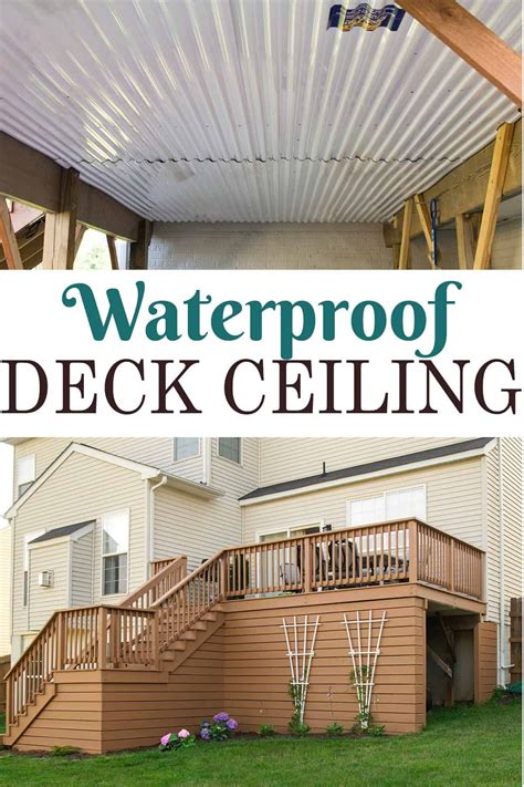 Make Patio Under Deck Waterproof