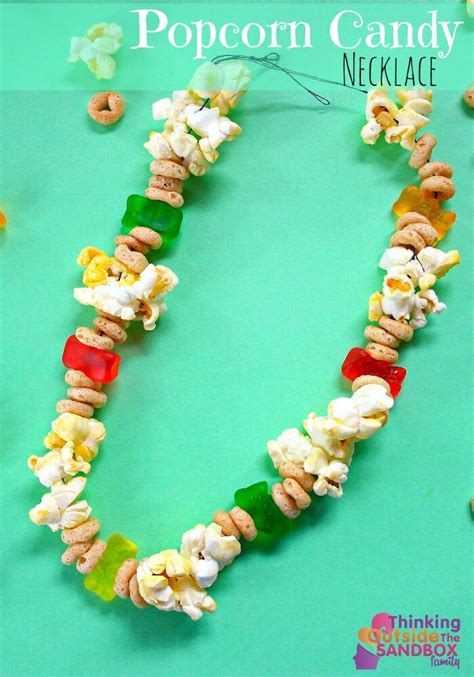Make Popcorn Necklace