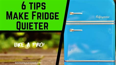 Make Refrigerator Quieter