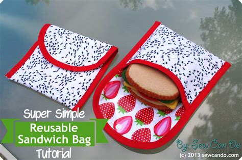 Make Reusable Sandwich Bags Pattern