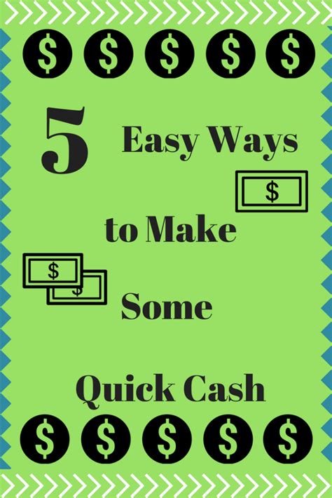 make some quick cash