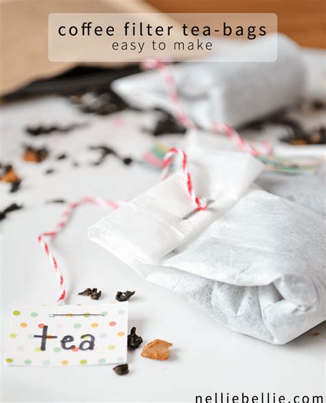 Make Tea Bag Out Of Coffee Filter