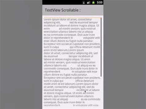 Make Textview Scrollable