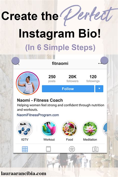 make to create Your Instagram Bio