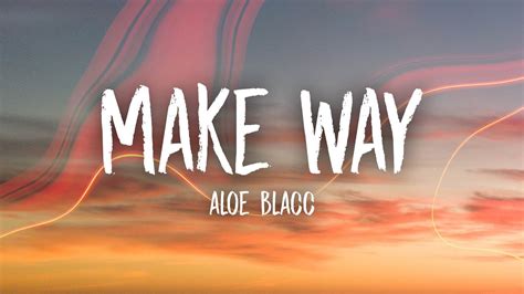 My Way by Aloe Blacc Lyrics YouTube