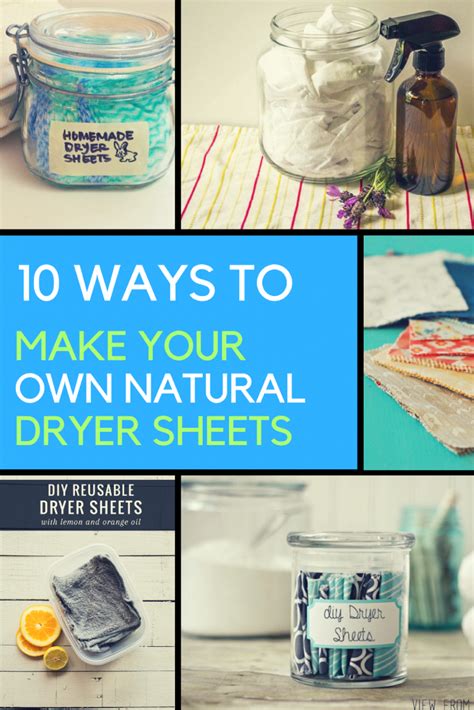 Make Your Own Dryer Sheets