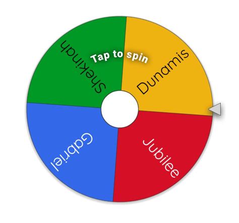 make your own randomizer wheel