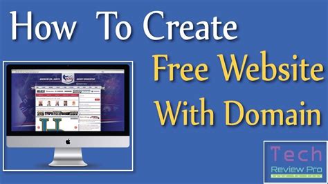 make your own website free