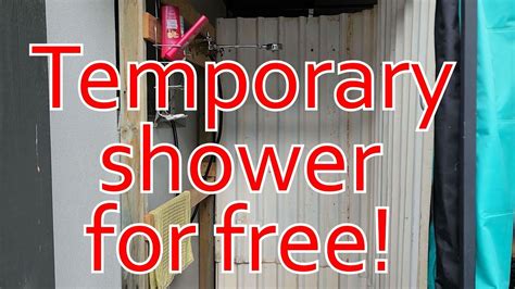 Makeshift Shower Head
