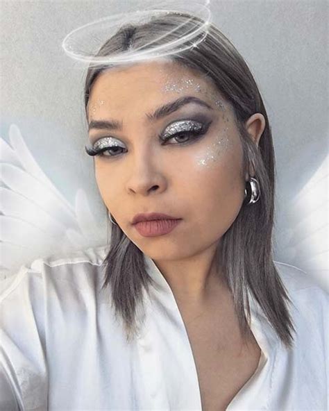 21 Simple & Pretty Look Angel Halloween Makeup Ideas