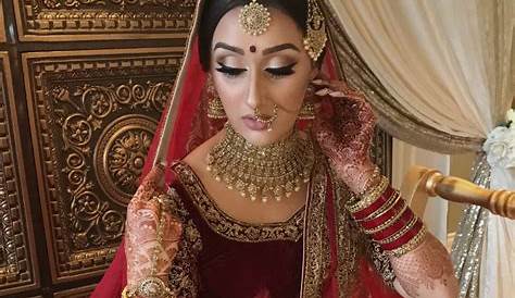 Indian Bridal Indian Bridal Makeup Maroon Lehenga Velvet Lehenga