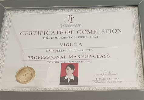 Makeup Artist Certification
