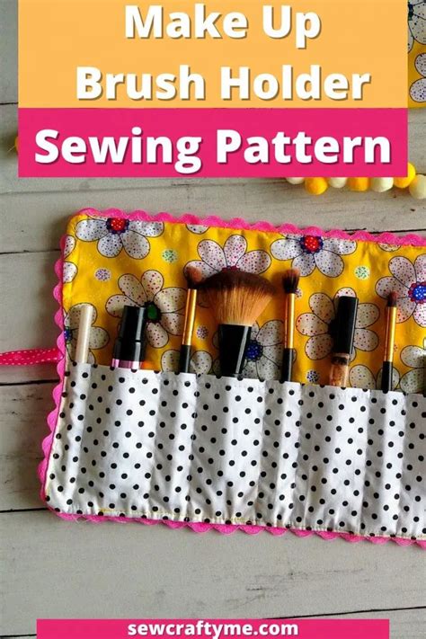 Makeup Brush Roll Sewing Pattern