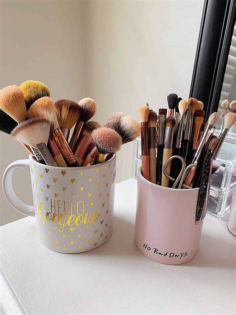 Makeup Brush Storage Ideas