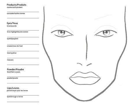Makeup Design Template Pdf