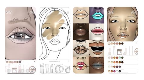 Makeup Face Chart App