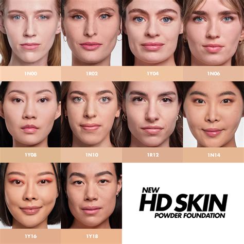 makeup forever hd foundation colors